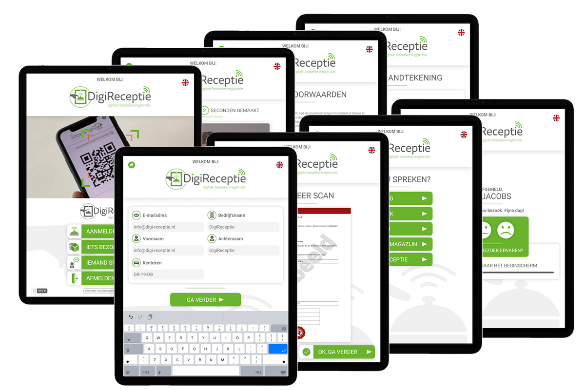 Gebruik van DigiReceptie